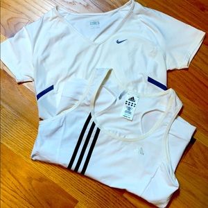 Nike/Adidas Woman’s Tennis Shirts | Sz M